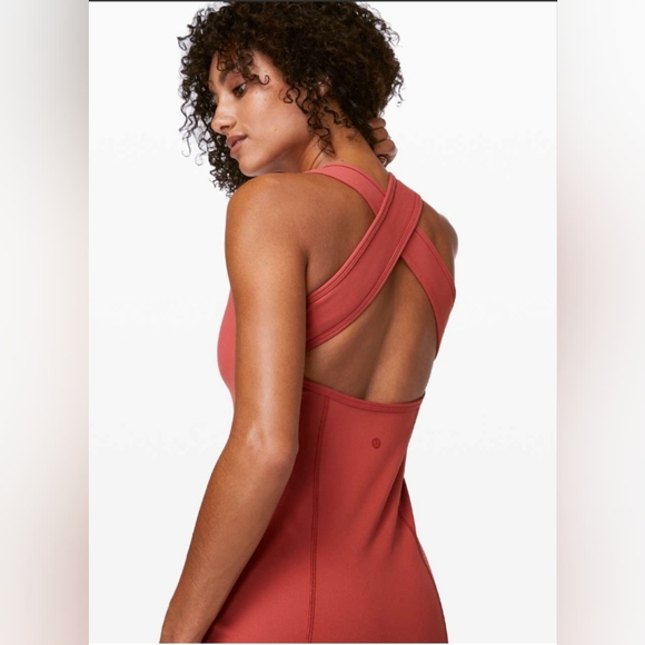 NWOT Lululemon Picnic Play Dress - Size 10 - Brick Rose - Picture 4 of 9